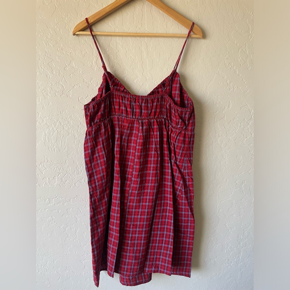 🆕 NTW wild fable Red Plaid Adjustable Strap Dress ♥️ - Picture 2 of 5
